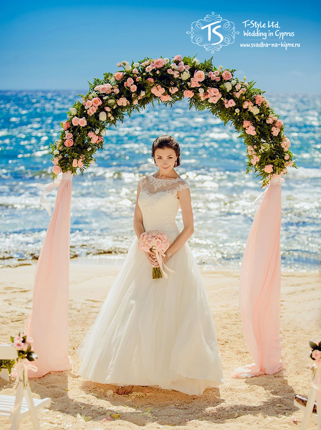 Свадьба на Кипре на пляже